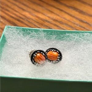Spiny Oyster Stud Earrings by American West
